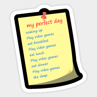 not of my perfect day Sticker